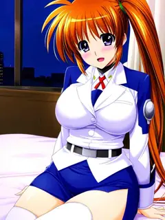 魔法少女搜查官和痴汉怪人在电车上的色色调教
